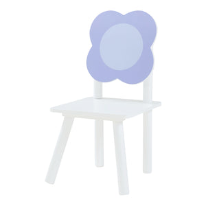 Set da bambini Simrishamn con design floreale Bianco/Lilla [en.casa]