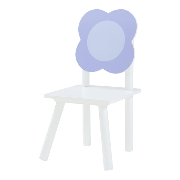 Set da bambini Simrishamn con design floreale Bianco/Lilla [en.casa]