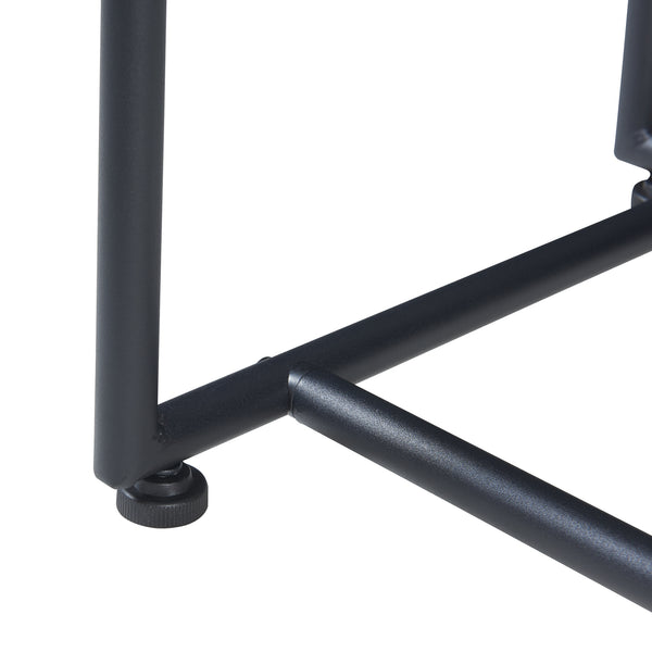 Consolle Nordfron 120x40x75 cm Marmo, bianco [en.casa]