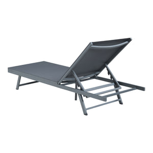 Set Baragiano di Tavolino e Lettino Prendisole - Antracite/Grigio casa.pro 