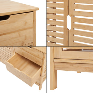 Mobile sottolavabo Boksereys 60x100x35 cm Bambù Naturale [en.casa]