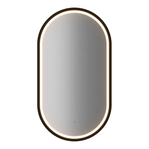 Set NEWPORT Mobile Pensile Sottolavabo con Lavandino e Specchio LED - Effetto Rovere [en.casa]