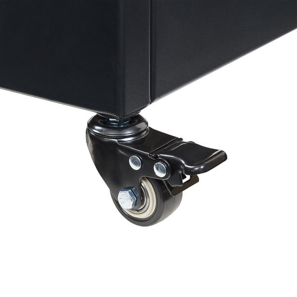 Parete divisoria Surnskoki con fioriera in acciaio nero [casa.pro]