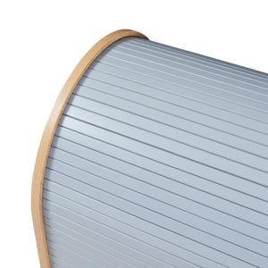 Armadietto con Anta a Serrandina Kavlinge 80x60x40 cm Naturale / Grigio [en.casa]