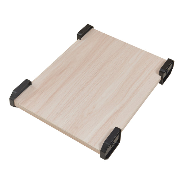 Scrivania Tarielarg con supporto per PC a forma di L 158x120x75 cm effetto quercia [en.casa]