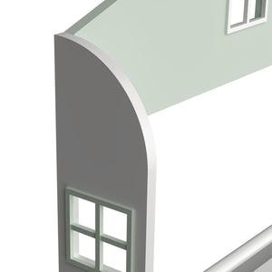 Libreria per bambini Vipsali 106x60x12 cm Verde menta/Bianco [en.casa]