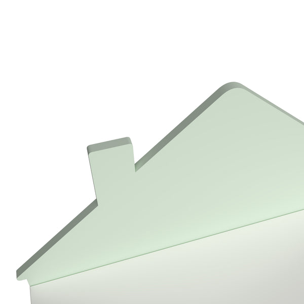 Scatola per giocattoli Vipsali 56x60x33 cm Verde menta/Bianco [en.casa]