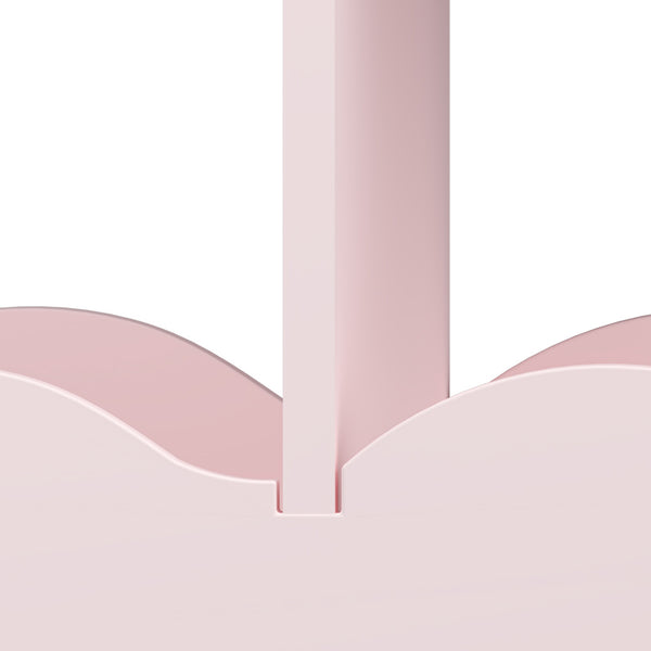 Guardaroba per bambini Vestnes con specchio 100x94x38 cm Cotton Candy [en.casa]