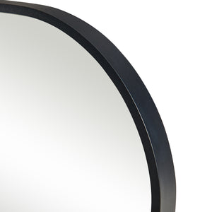 Specchio da parete Tarvindak 120x40 cm Nero [en.casa]