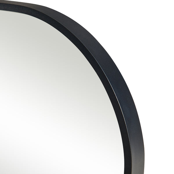 Specchio da parete Tarvindak 120x40 cm Nero [en.casa]