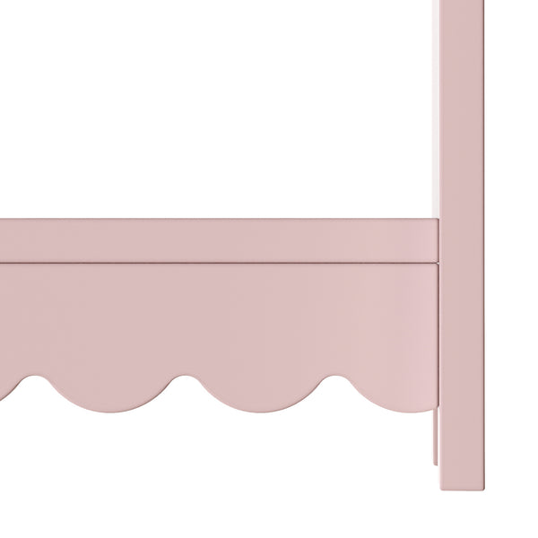 Guardaroba per bambini Vestnes 90x80x38 cm Cotton Candy/Bianco [en.casa]