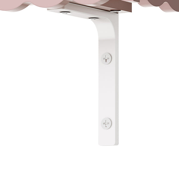 Mensola da parete per bambini Set da 2 Vestnes 80x17x4 cm Cotton Candy [en.casa]