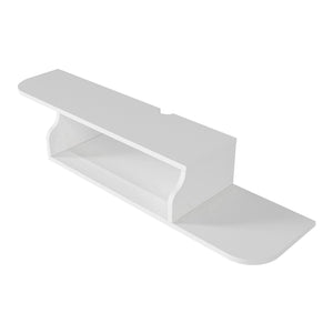 Mobile TV sospeso Kershaby 120x30x19 cm Bianco [en.casa]