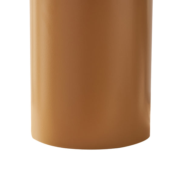 Lampada da tavolo Kömn metallo 37x30x30 cm marrone [lux.pro]