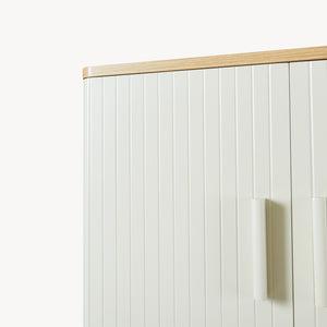 Mobiletto per bagno Ferrersp 160x63x20 cm effetto quercia/color sabbia [en.casa]