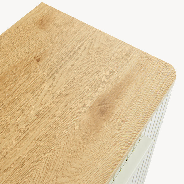 Mobile bagno Ferrersp 80x40x35 cm effetto quercia/colore sabbia [en.casa]