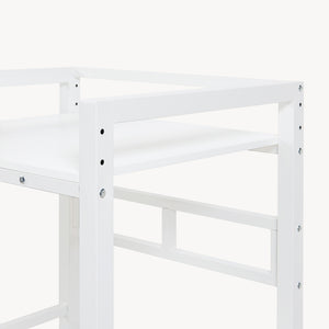Scaffale Supporto per Incolonnamento Lavatrice Asciugatrice Hökangend in Acciaio 105x73x63 cm - Bianco [en.casa]