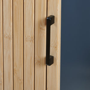 Colonna Svanes 170x30x30 cm Grigio scuro/Naturale [en.casa]