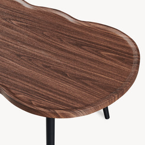 Tavolino da caffè Ken 100 x 60 x 47 cm effetto noce [en.casa]