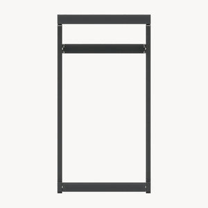 Tavolino da esterno Gaby acciaio 58x40x30 cm grigio antracite [casa.pro]