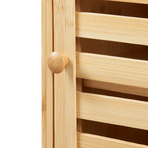 Armadietto da Parete per Bagno Gjesdal in Bambù Naturale 60x40x 20 cm [en.casa]