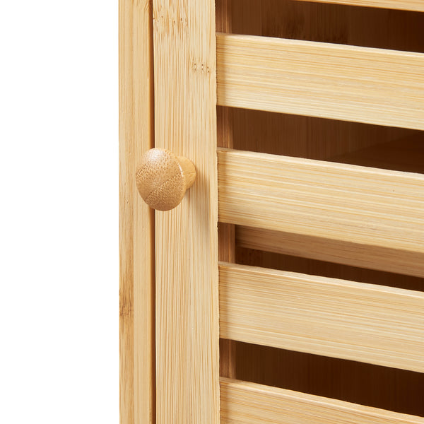 Armadietto da Parete per Bagno Gjesdal in Bambù Naturale 60x40x 20 cm [en.casa]