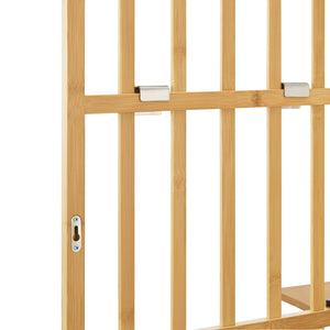 Mensola da parete Røst 120x80x13cm Bambù [en.casa]