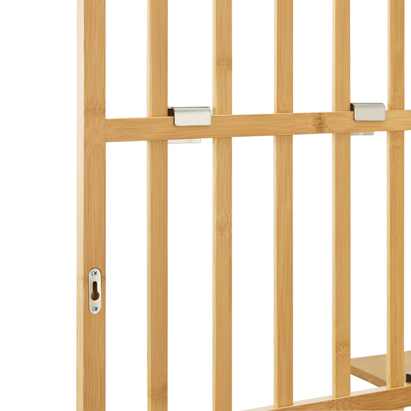 Mensola da parete Røst 120x80x13cm Bambù [en.casa]