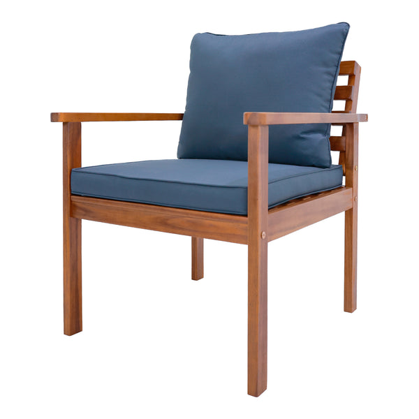 Set di mobili da giardino Brittoli 4 pz. Legno di acacia certificato FSC® [en.casa]