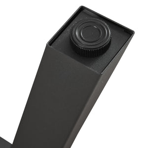 Struttura del tavolo set da 2 Mariager 42x40cm Nero [en.casa]