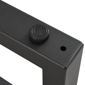 Set di 2 strutture per tavolo Lunderskov 35x50cm Nero [en.casa]