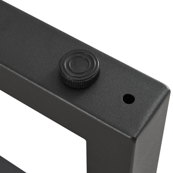 Set di 2 strutture per tavolo Lunderskov 35x50cm Nero [en.casa]