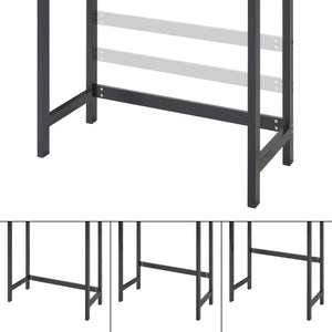 Armadietto Sopra Gabinetto Lavatrice Tervola Mobile Sovrastruttura per Bagno 172x63x27 cm [en.casa] 