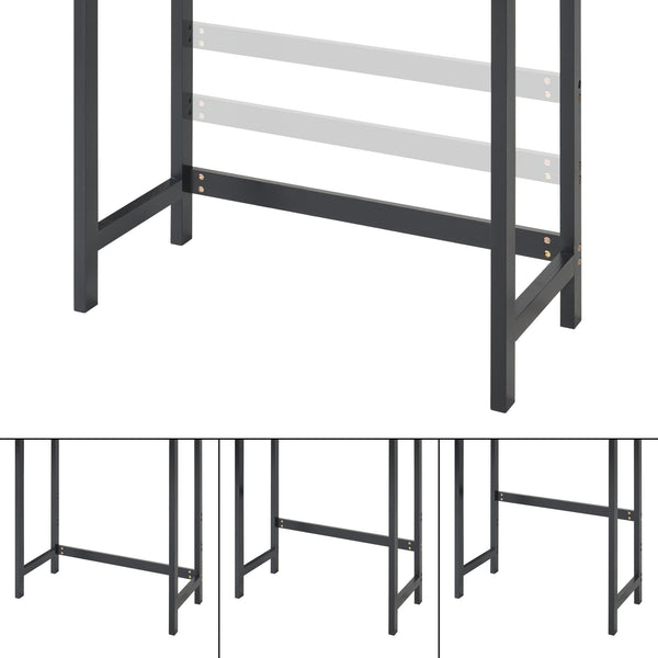 Armadietto Sopra Gabinetto Lavatrice Tervola Mobile Sovrastruttura per Bagno 172x63x27 cm [en.casa] 
