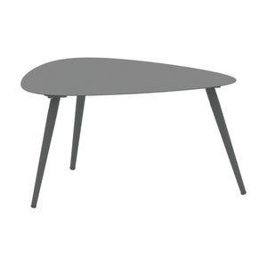 Set di 2 Tavoli Bassi Aymavilles con Piani Triangolari Curvi - Grigio Antracite casa.pro
