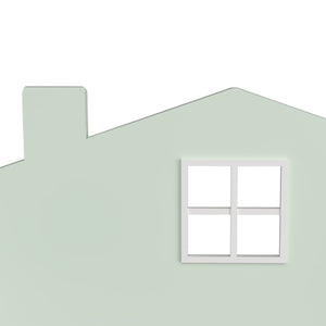 Libreria per bambini Vipsali 106x60x12 cm Verde menta/Bianco [en.casa]