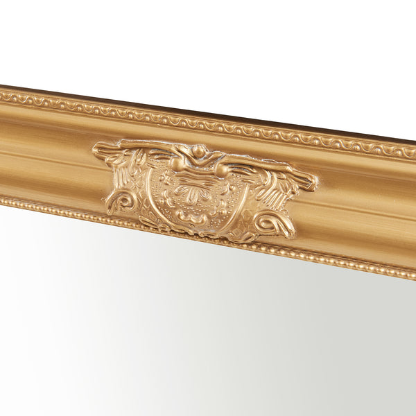 Specchio da Parete Punkalaidun con Cornice Dorata Stile Barocco 80x60 cm Verticale e Orizzontale [en.casa] 