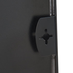 Specchio da parete Tarvindak 120x40 cm Nero [en.casa]