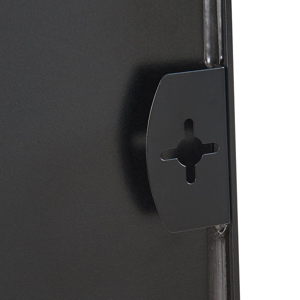 Specchio da parete Tarvindak 120x40 cm Nero [en.casa]