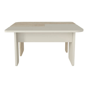 Tavolino da salotto Boneksbelt 2 pz. colori arenaria e travertino [en.casa]