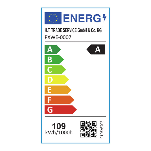 Lampada a sospensione Oupilu con LED integrati Metallo 120x25x25 cm Nero/Bianco [lux.pro]