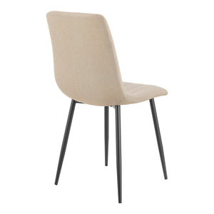 Gruppo da pranzo Lindesberg 5 pezzi rotondo Grigio/Marrone chiaro [en.casa]