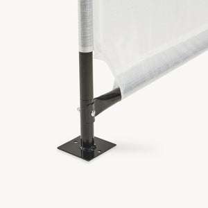 Tenda da Esterno Valevali per Cani Cuccia Impermeabile 122 x 122 x 90 cm - Nero/Bianco [en.casa]