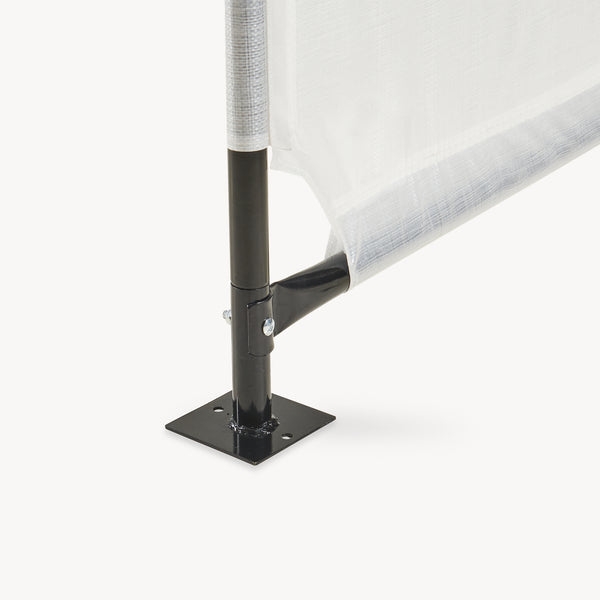 Tenda da Esterno Valevali per Cani Cuccia Impermeabile 122 x 122 x 90 cm - Nero/Bianco [en.casa]