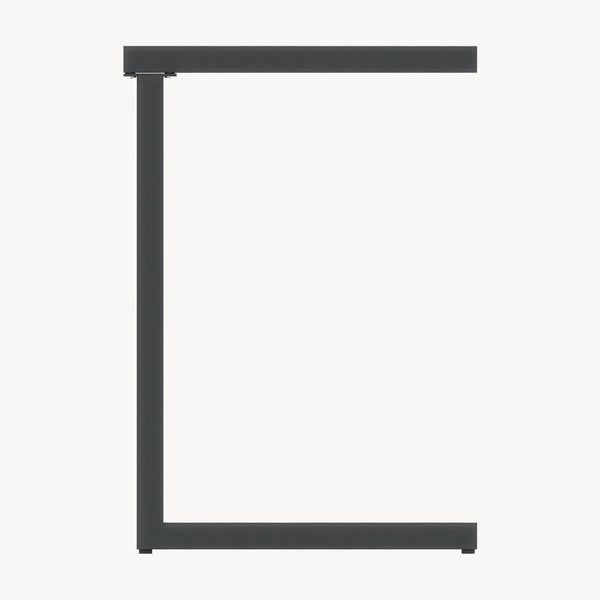 Tavolino da esterno Gaby acciaio 58x40x30 cm grigio antracite [casa.pro]