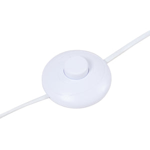 Lampada da terra Banchory Metallo 163 cm Effetto legno/Bianco [lux.pro]