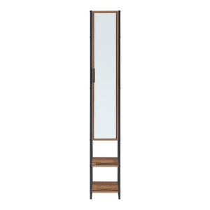 Set mobili da bagno Namsskogan 4 pz. effetto noce [en.casa]