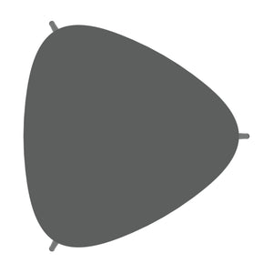 Set di 2 Tavoli Bassi Aymavilles con Piani Triangolari Curvi - Grigio Antracite casa.pro