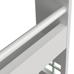 Libreria per bambini Vipsali 106x60x12 cm Verde menta/Bianco [en.casa]