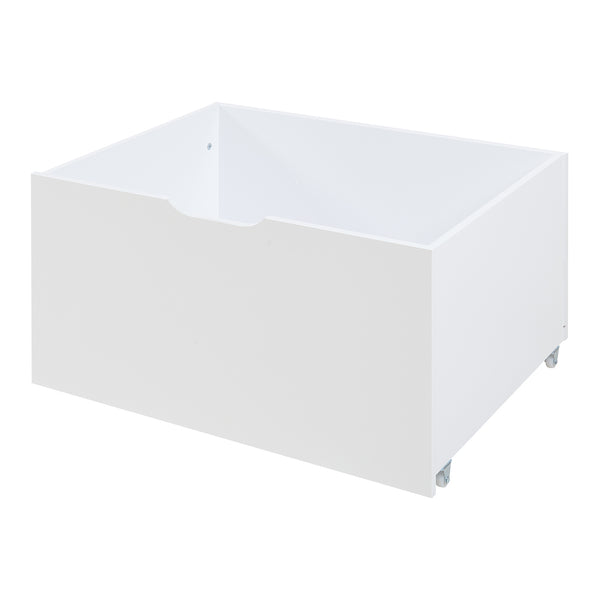 Letto a casa Surnadal con materasso 90x200 cm legno di pino bianco/naturale [en.casa]